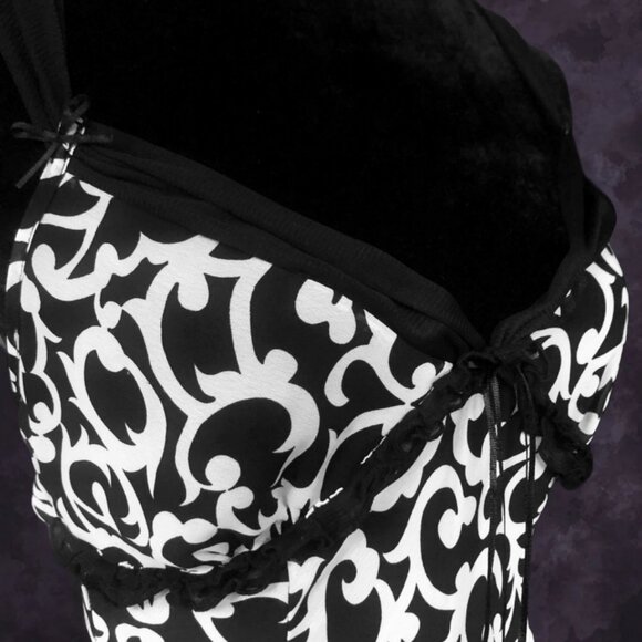 La Vie En Rose Sheer Tank Top - Picture 2 of 7